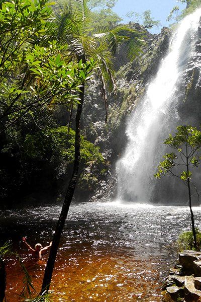 Chimanimani waterfalls.