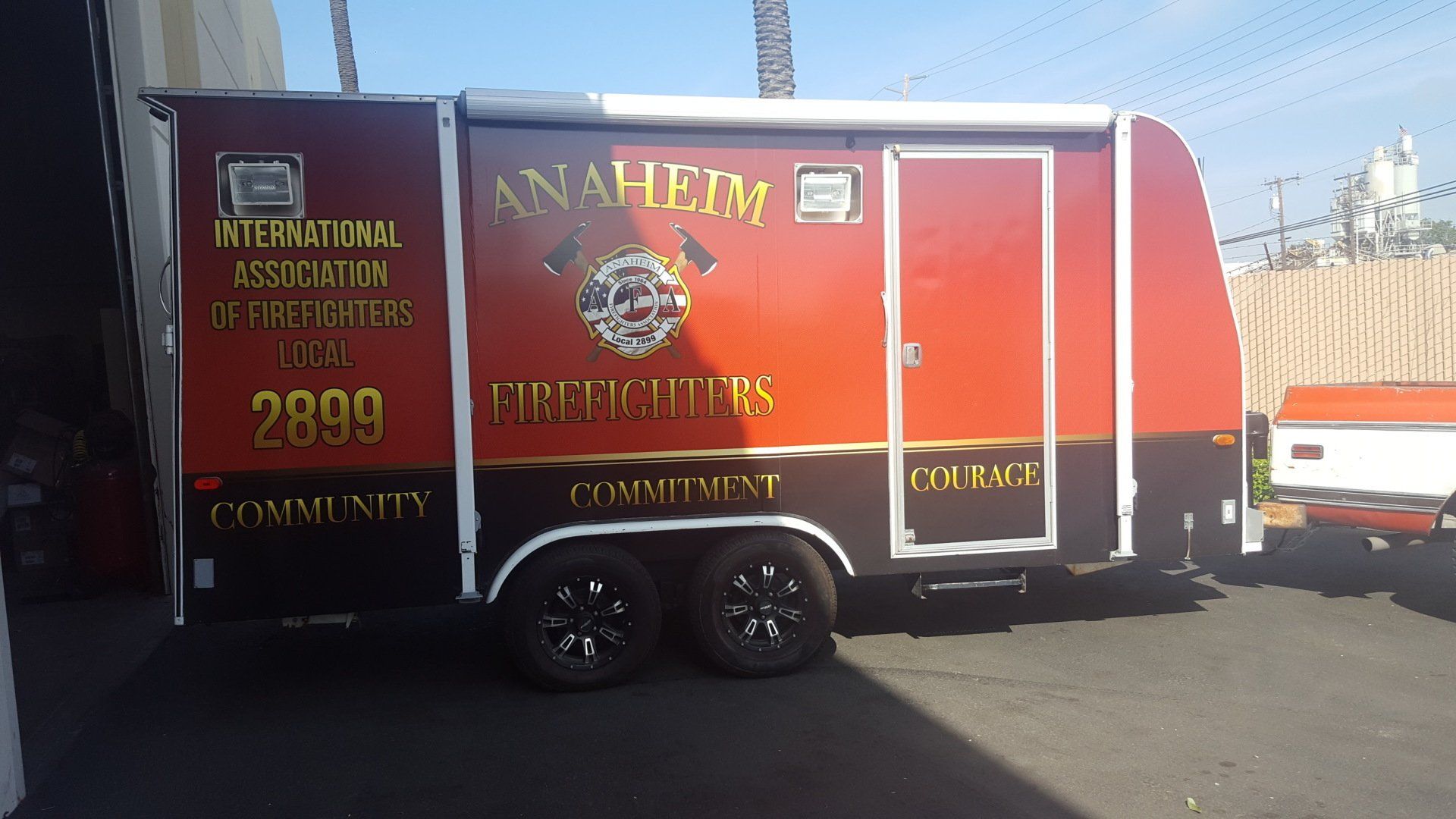 Security Trailers — Security Trailer On Street in Anaheim, CA