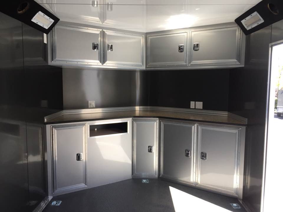 Box Trailers — Custom Trailer Interiors Sink Cabinets in Anaheim, CA