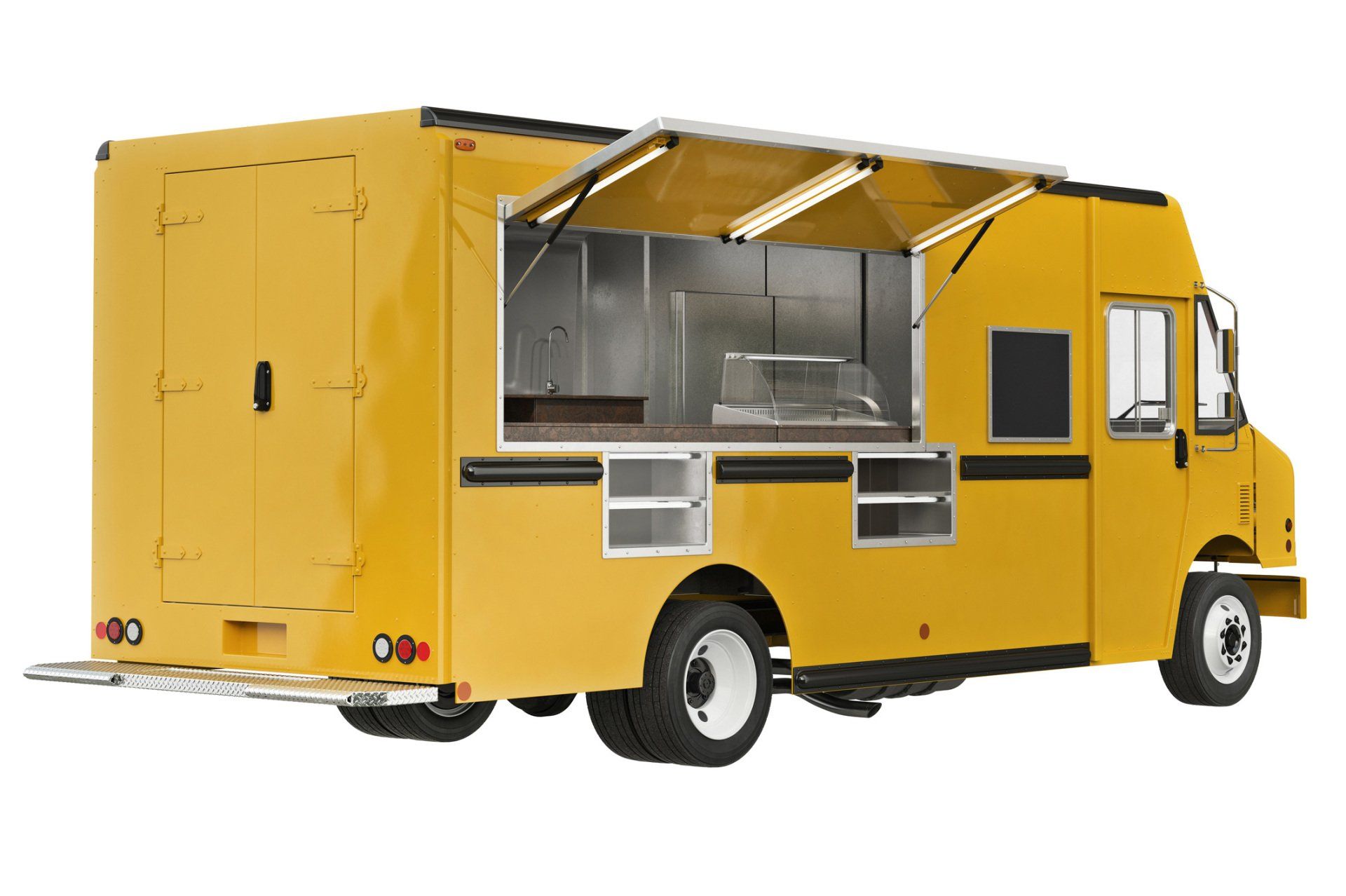 Sound Video Production Trailers — Yellow Concession Trailer in Anaheim, CA