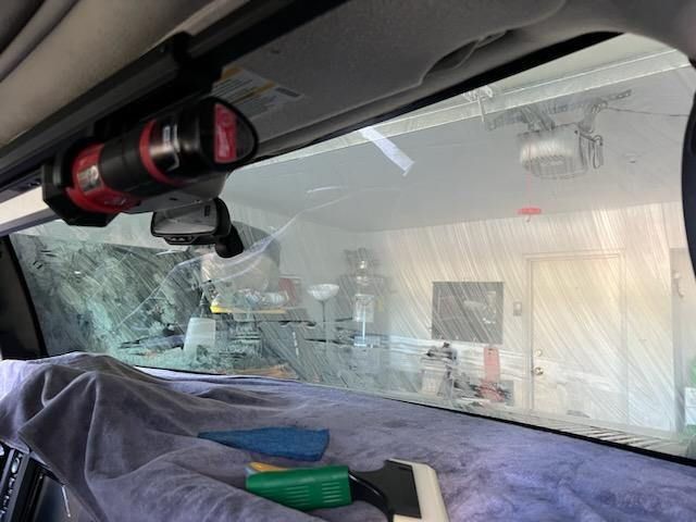 Hammer Front Windshield | Anaheim, CA | American Mobile and Truck Wash