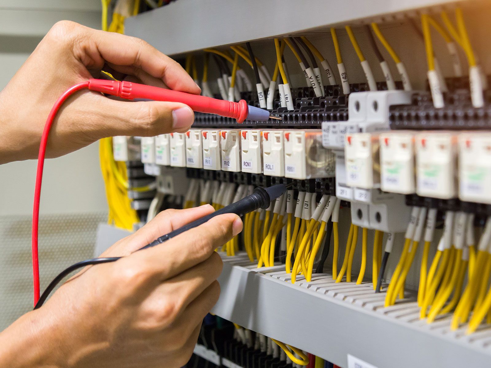 EICR testing being carried out