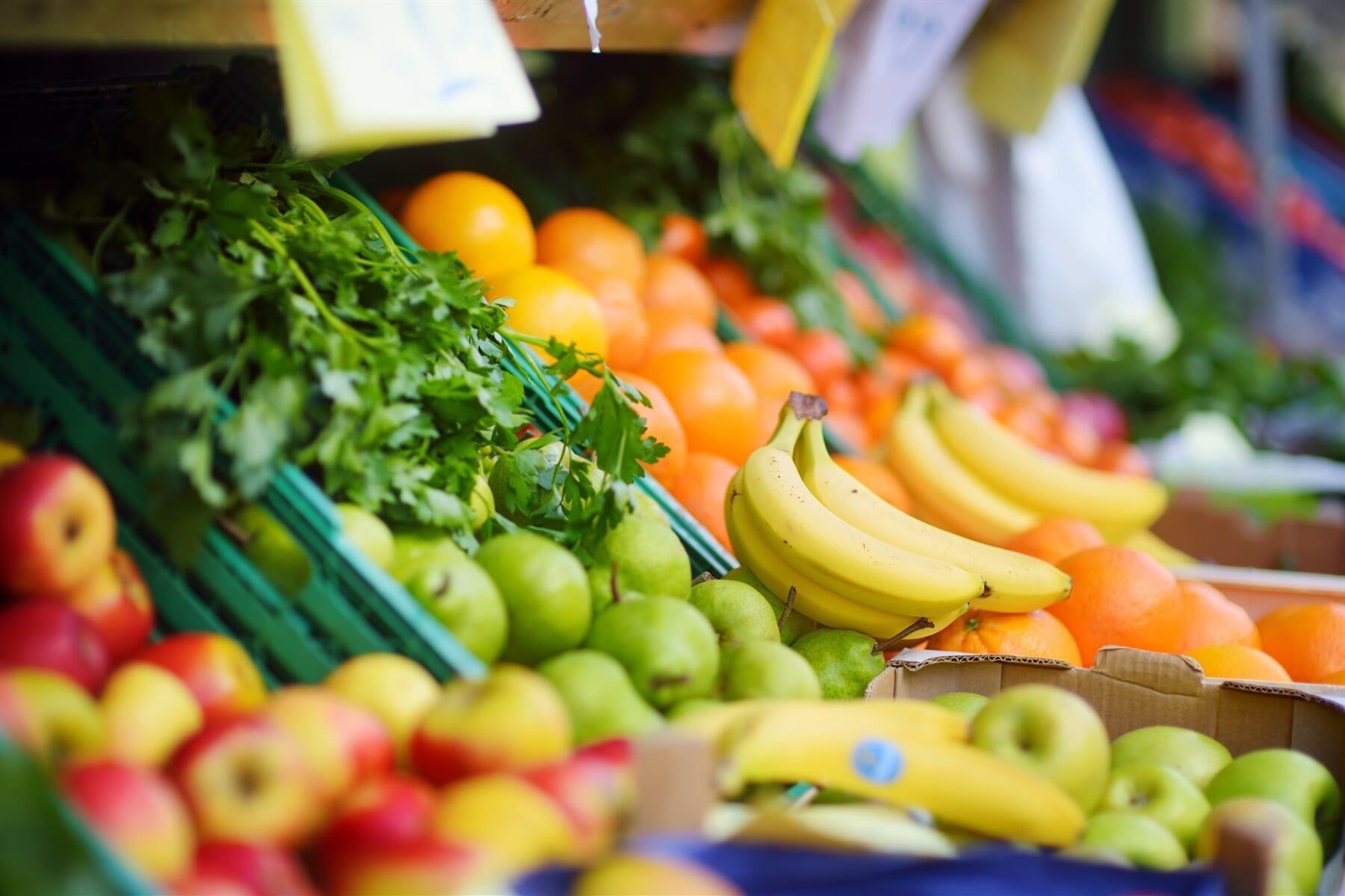 A Display of Fruits and Vegetables at a Market — Fruits & Vegetables in Maroochydore, QLD