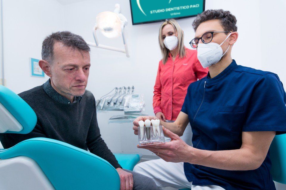 Esecuzione di una panoramica dentale