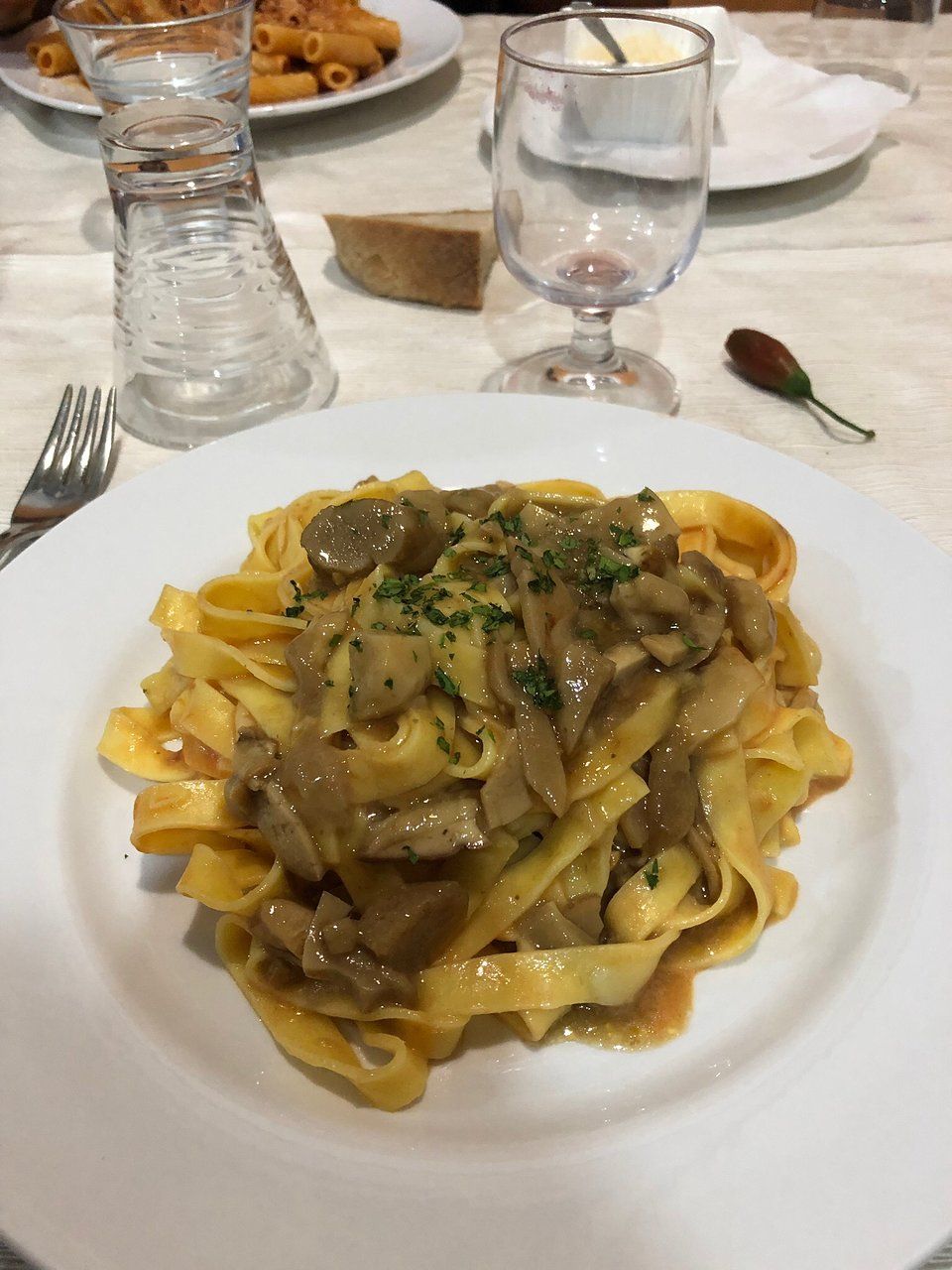 Tagliatelle coi funghi