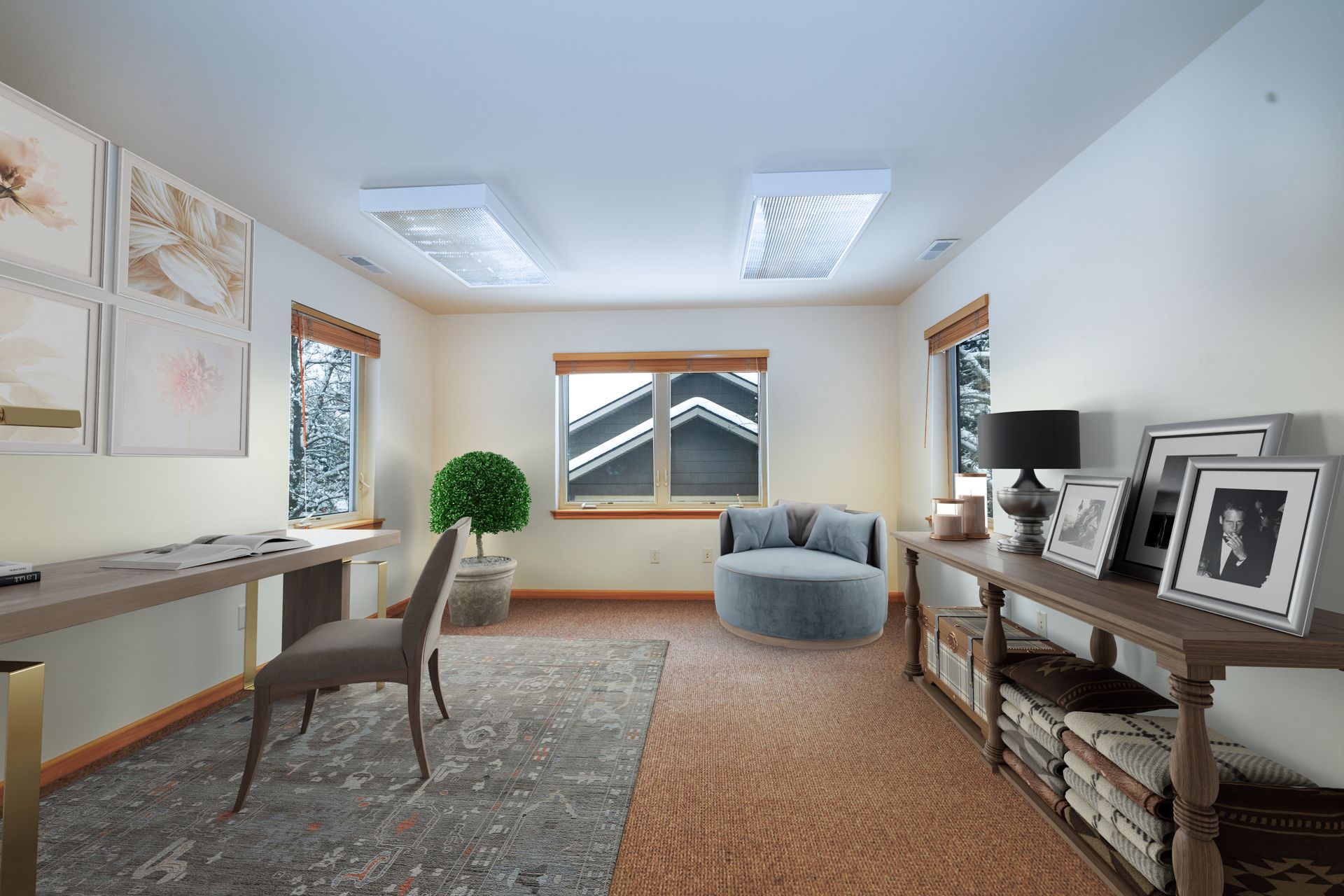 Front exterior of 251 Edelweiss building in Bozeman with modern architecture and landscaped entrance