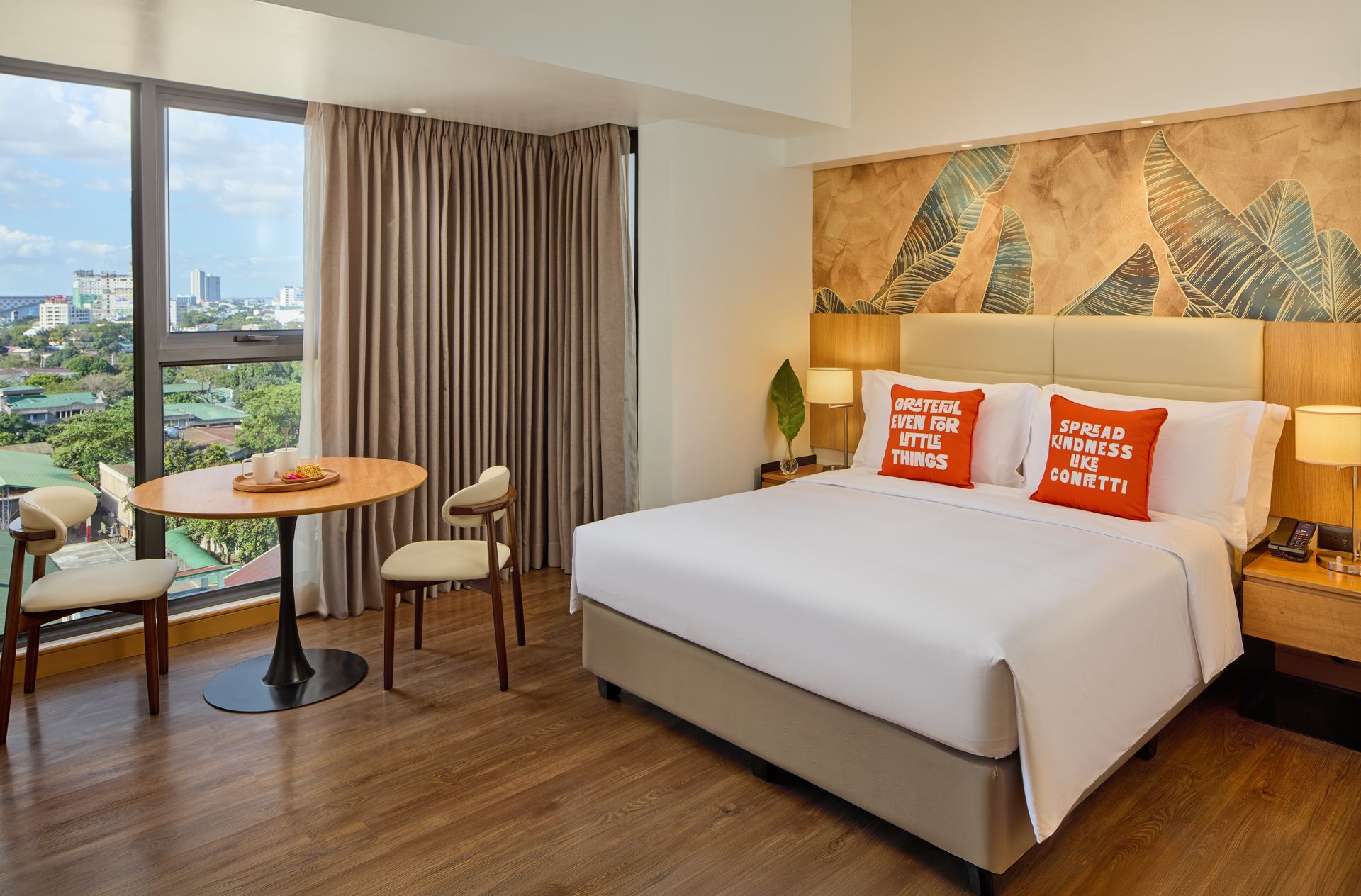 Deluxe room at Alino Hotel in Quezon City