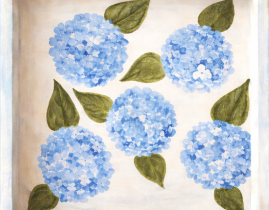 A small, handmade felt cat figure with white fur, grey patches, a grey tail, and a tiny pink nose on a white background.