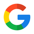 The Google logo in a white circle