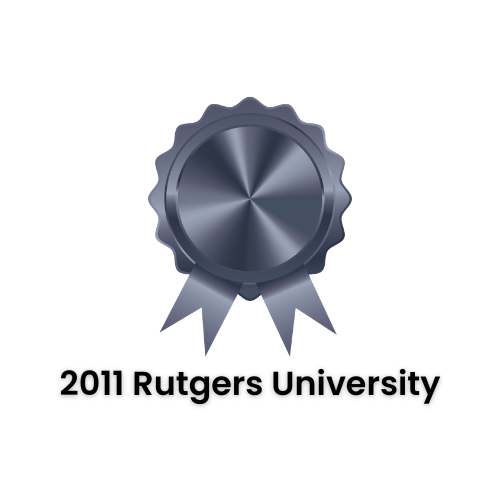 Silver medal with ribbon;