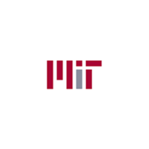 MIT logo: Red and gray stylized