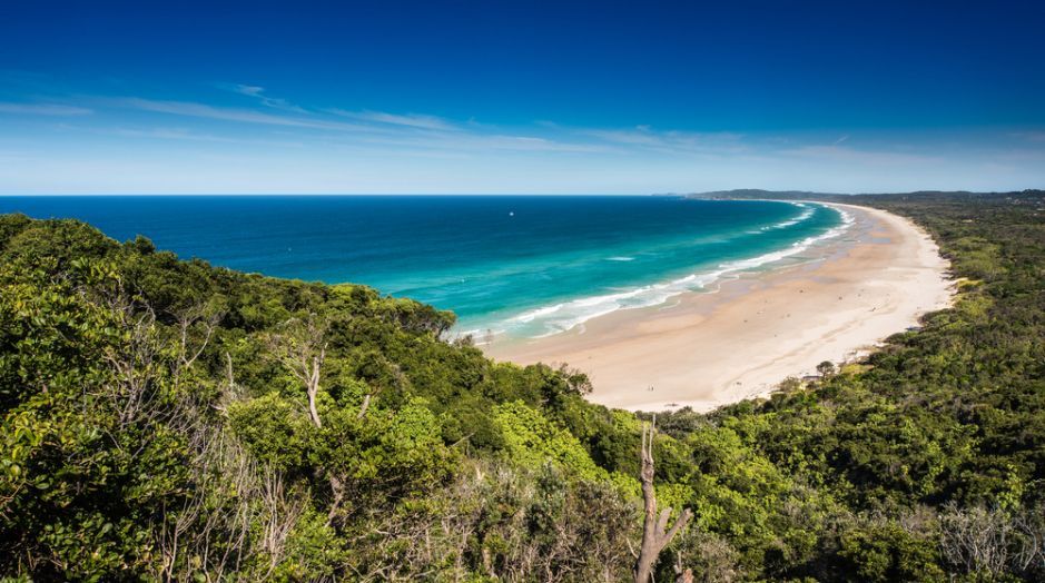 A Vibrant Beach With Turquoise Water and White Sand — On Demand Diggers and Demolitions in Byron Bay, NSW
