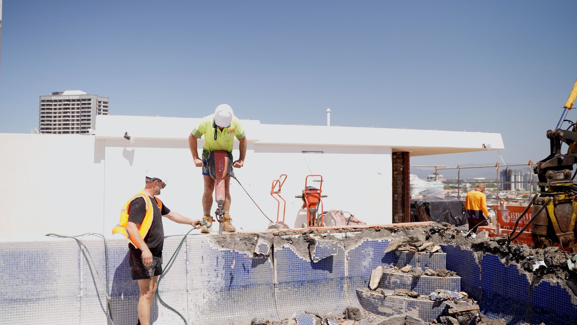 Bulldozer is Scooping Dirt From a Pile of Dirt — On Demand Diggers & Demolitions in Brisbane, QLD