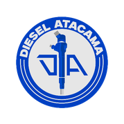 Un logotipo azul y blanco para Diesel Atacama.