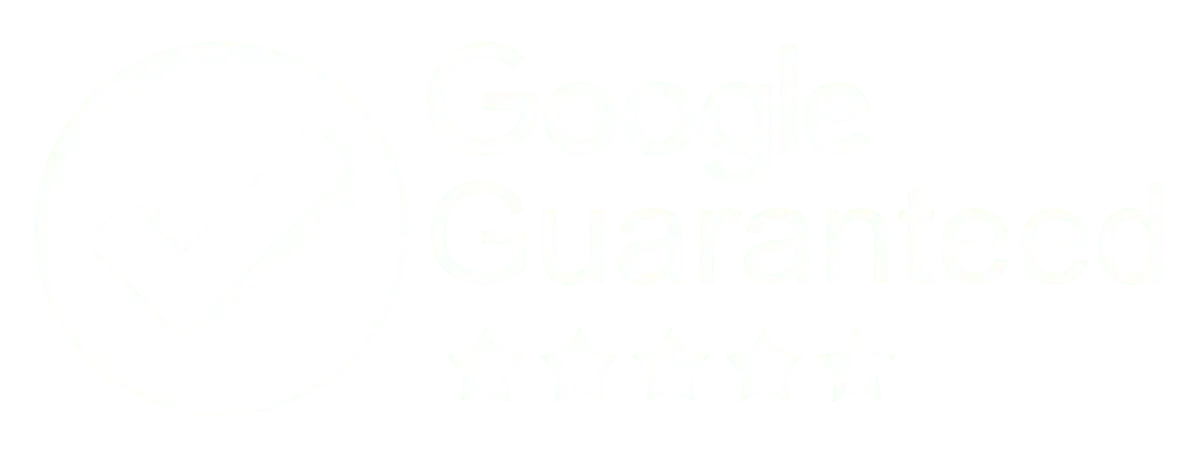 Google Guaranteed logo with 5 stars