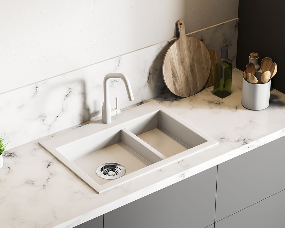 Modern Sink with Faucet