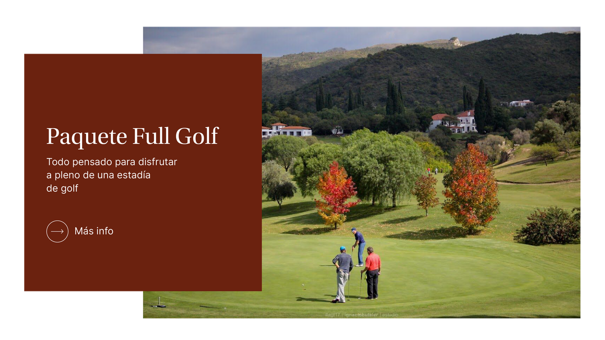 Paquete Full Golf.