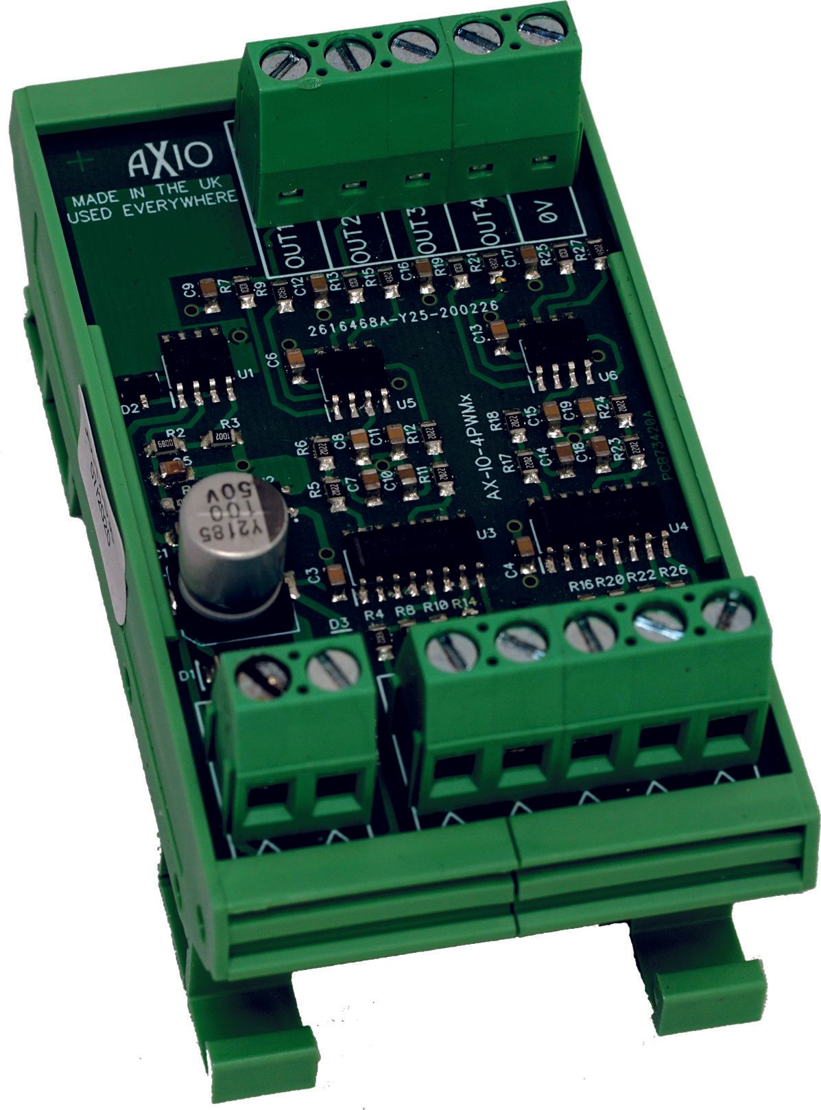 AX-IO-4PWM10 - 4 CHANNEL PWM TO VOLTAGE CONVERTER