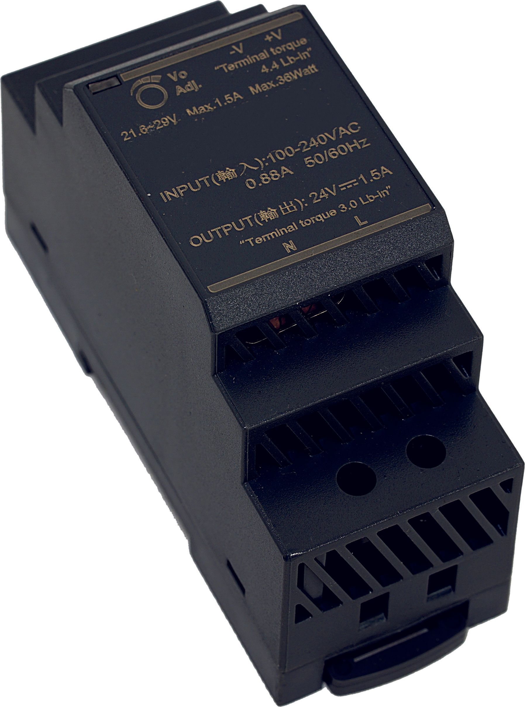 AX-DR-30 230VAC TO 12/24VDC POWER SUPPLY