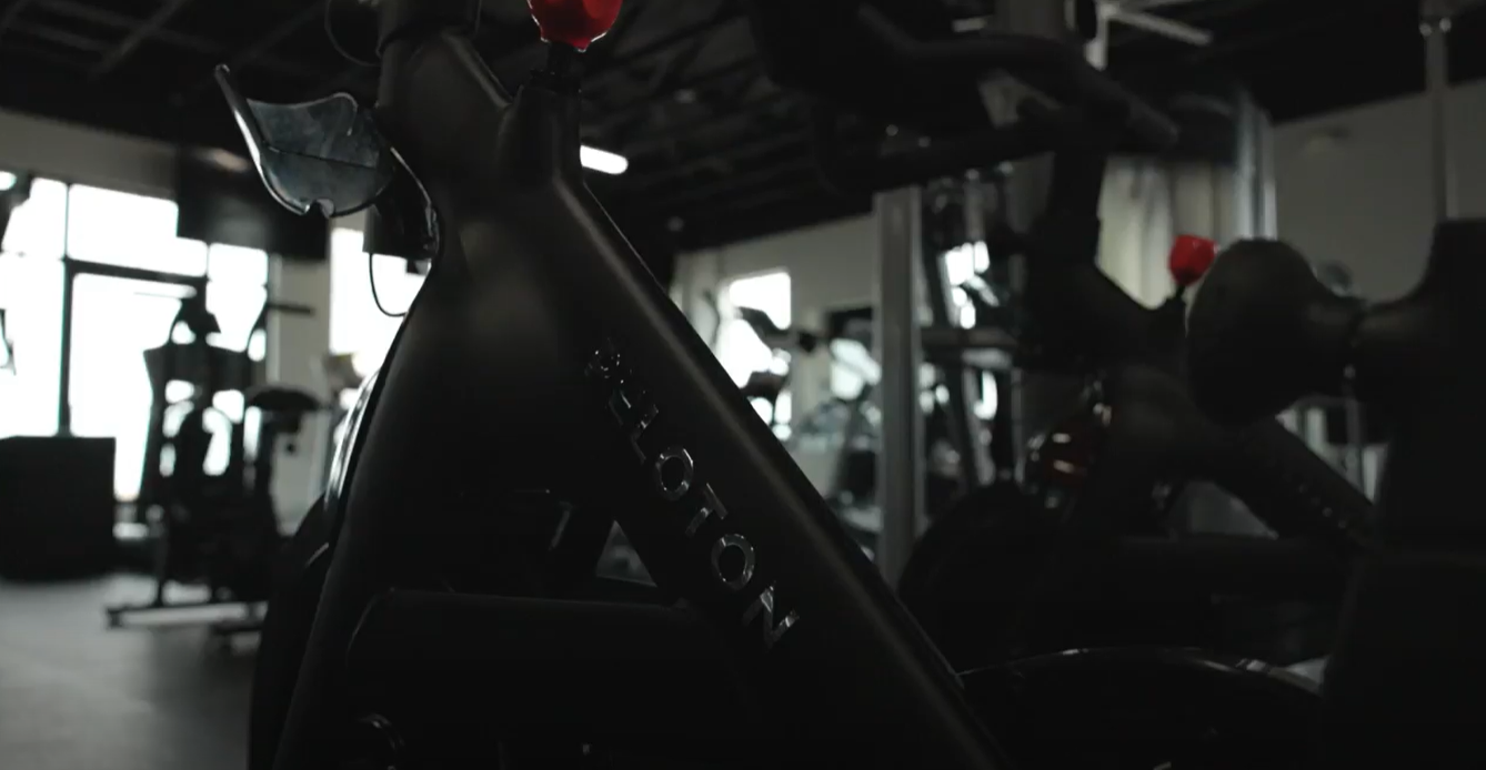 High-quality Peloton bike at FitClub in Salem, Utah, for cardio workouts.