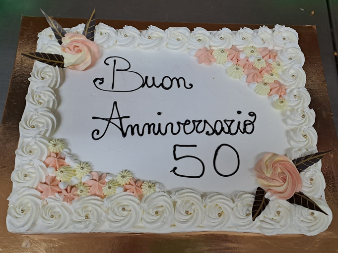 Torta per anniversario di matrimonio