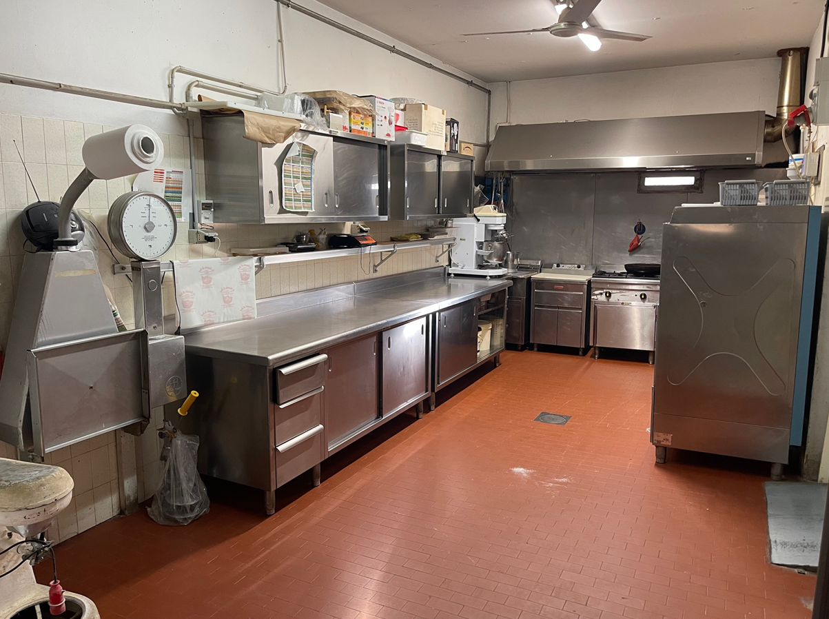 Vista sul laboratorio per la panificazione