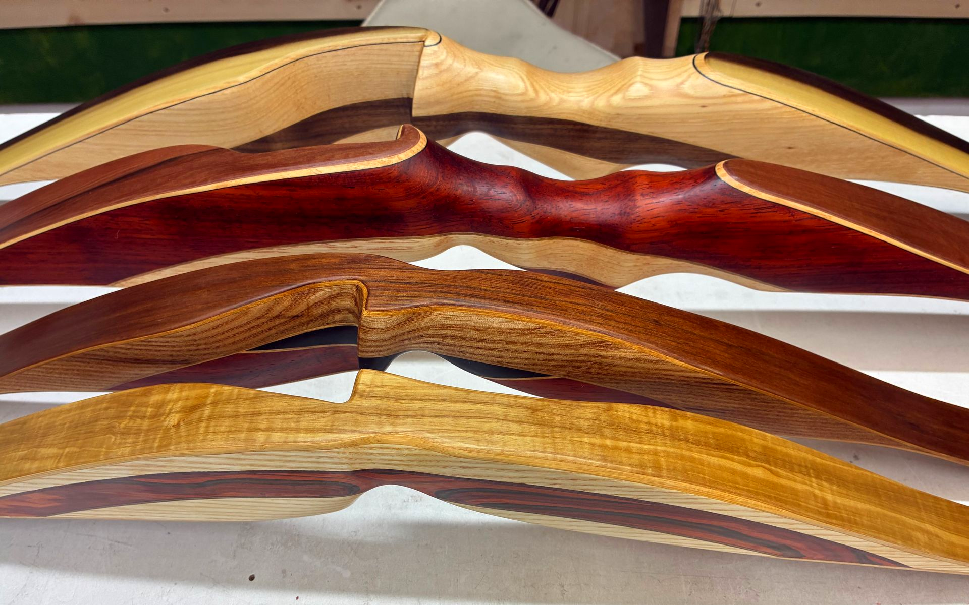 Bogenbau in der Werkstätte