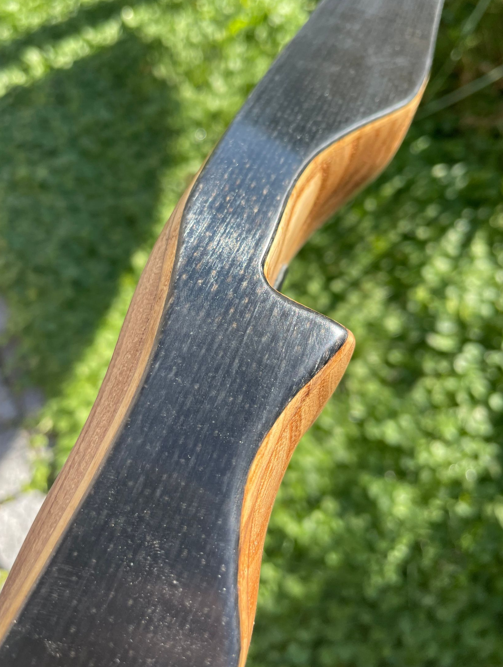 Griffstück Ipe, Furnier Nuss
