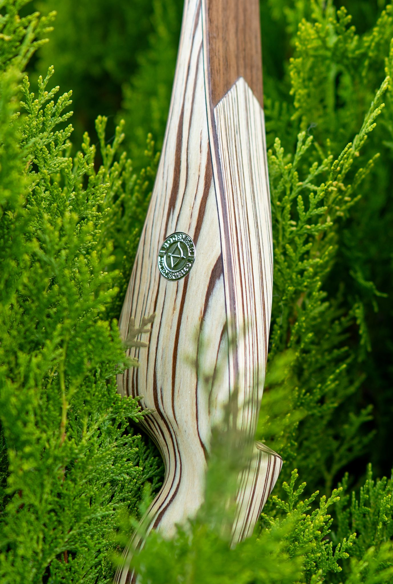 Griff aus Eiche. Mit Hartöl-Finish.
