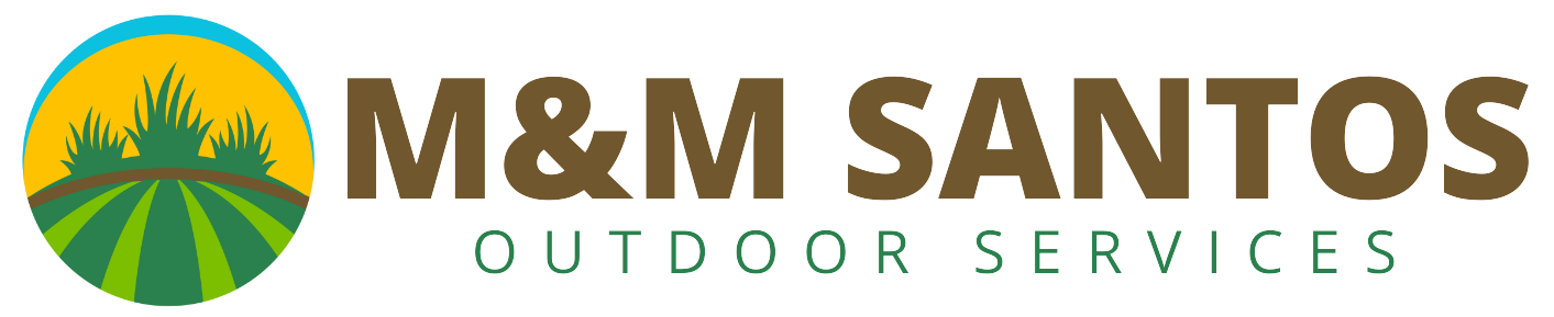 A logo for m & m santos outdoor services