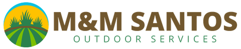 A logo for m & m santos outdoor services