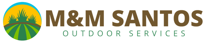 A logo for m & m santos outdoor services