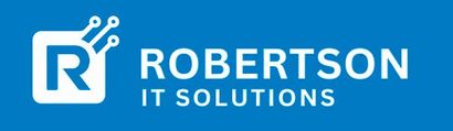 Robertson IT Solutions logo white