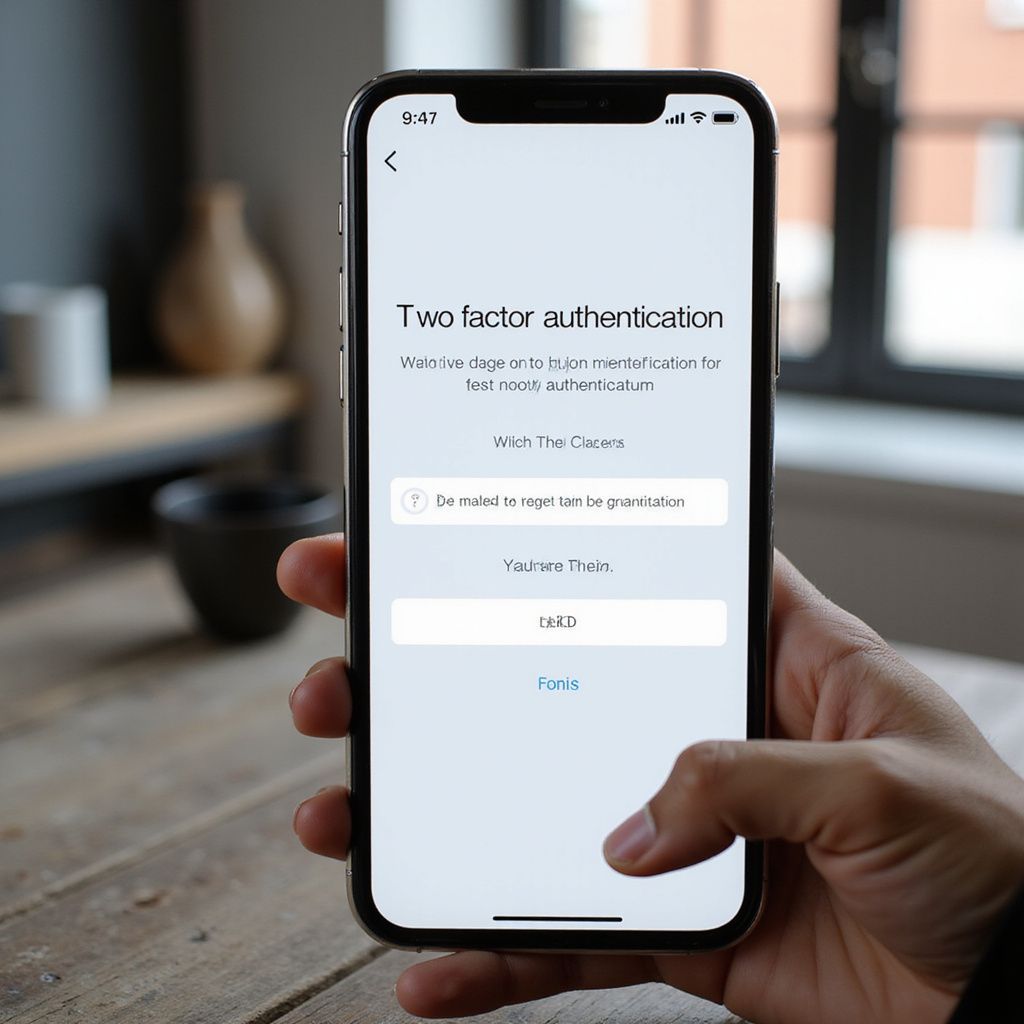 Two-factor authentication set up