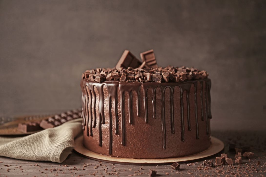 Torta con cioccolato artigianale