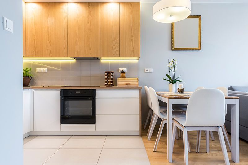 Medium interior kitchen