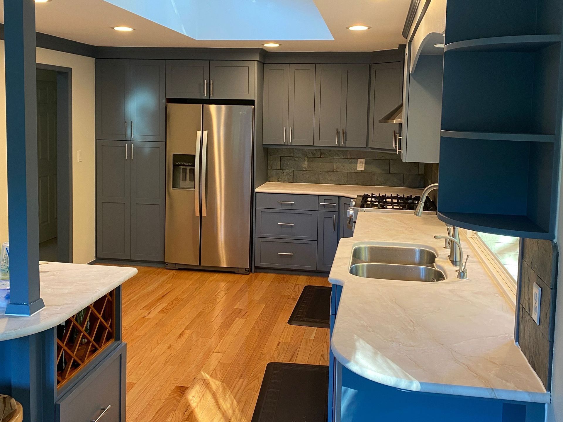 Large interior kitchen cabinet