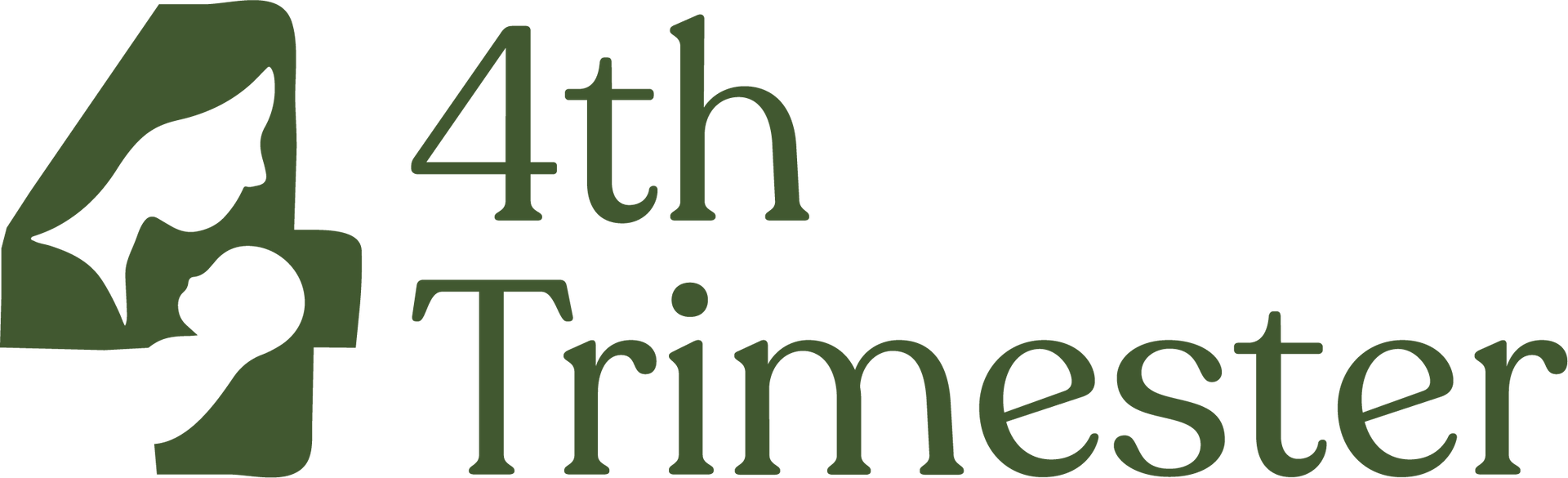 Logo: Pink and purple design.  Silhouette of a mother and baby with three connected figures above and 