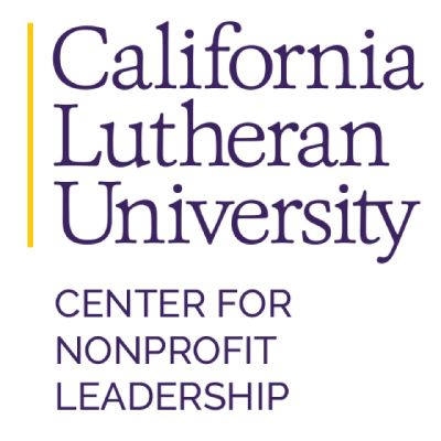 California Lutheran University logo. Text 