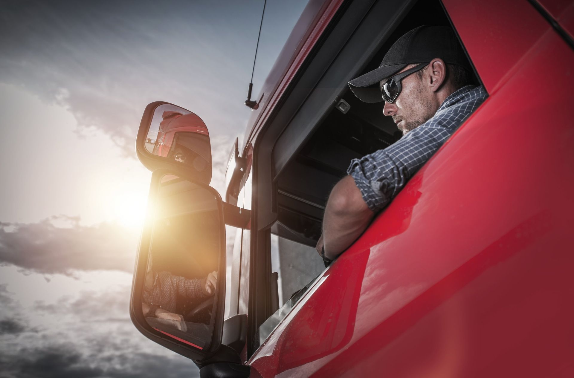 truck driver is protected by trucking insurance