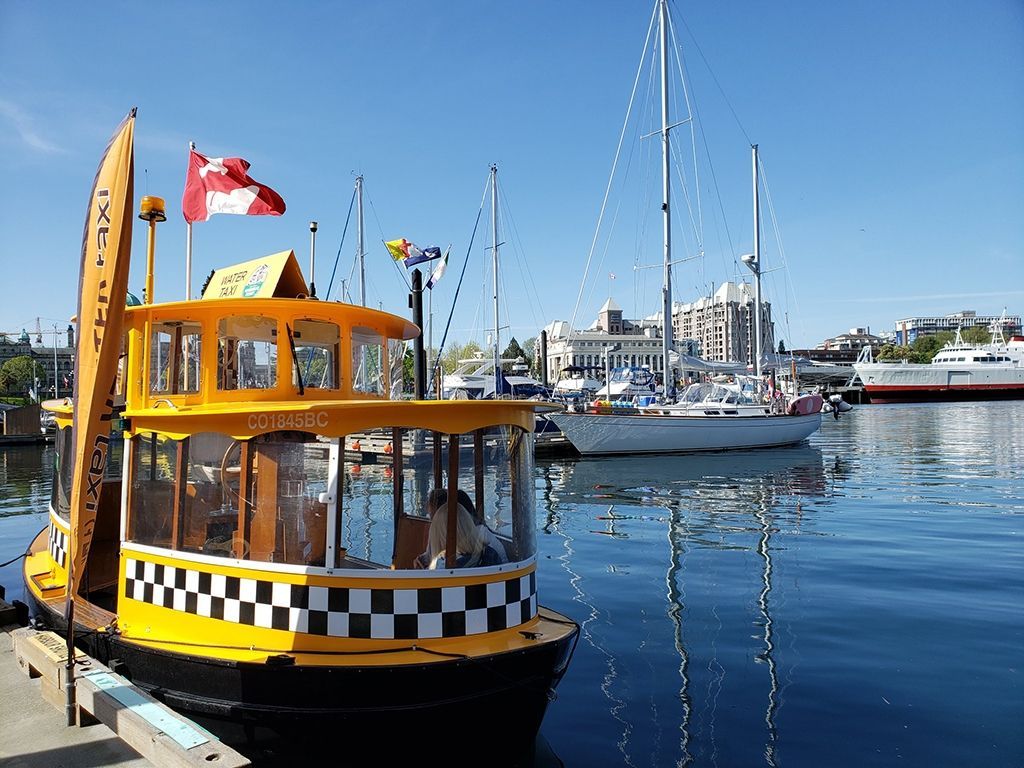 Water taxi service is just a short 15 minute walk away.