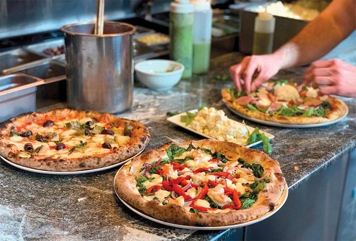 Pocono Brewery Company, pizza oven