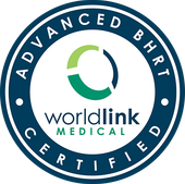 Advanced Bhart Certified WorldLink Medical logo in blue, green, and white circular seal Advanced Bhart Certified WorldLink Medical logo in blue, green, and white circular seal