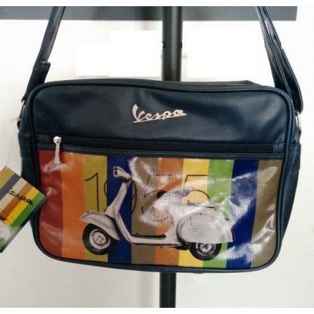 borsa a tracolla Vespa con strisce arcobaleno