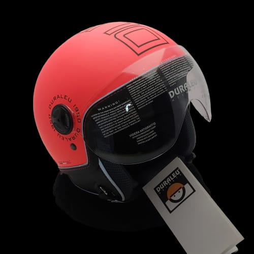 casco rosso e nero