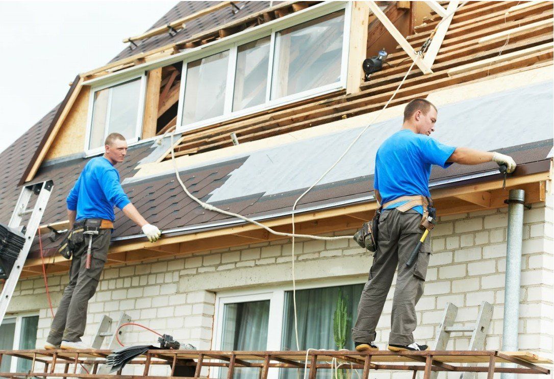 Team Installing New Roof — Santa Barbara, CA — All American Roofing