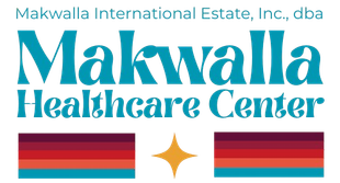 The logo for makwalla international estate , inc. dba makwalla healthcare center