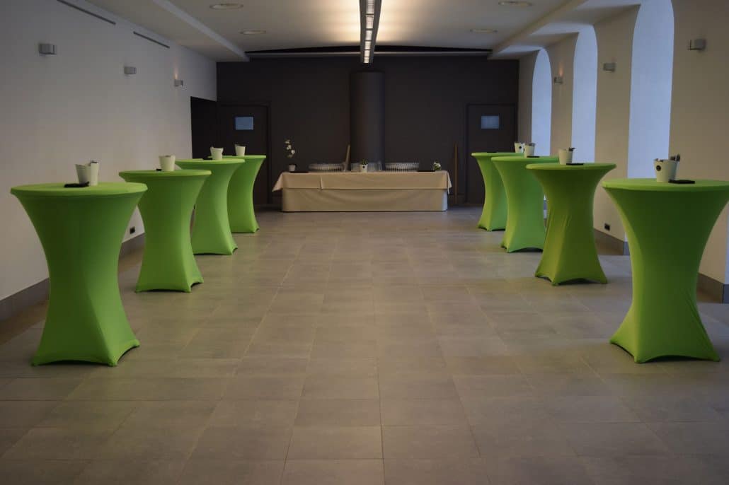 BIORGANIC traiteur événementiel gastronomique 100% Bio de Namur, un site d'exception avec 3 salles adaptable aux différentes formules et budget