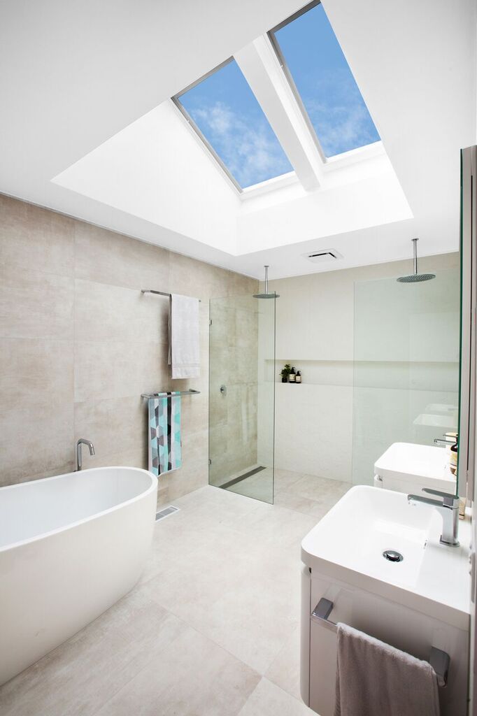 Sunny Deck with Jacuzzi and Spacious Skylight — Skylight in Gosford, NSW