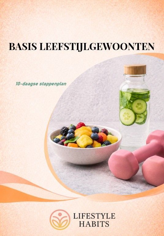 Basis leefstijlgewoonten. 10-daagse stappenplan. Ebook: Lifestyle Habits